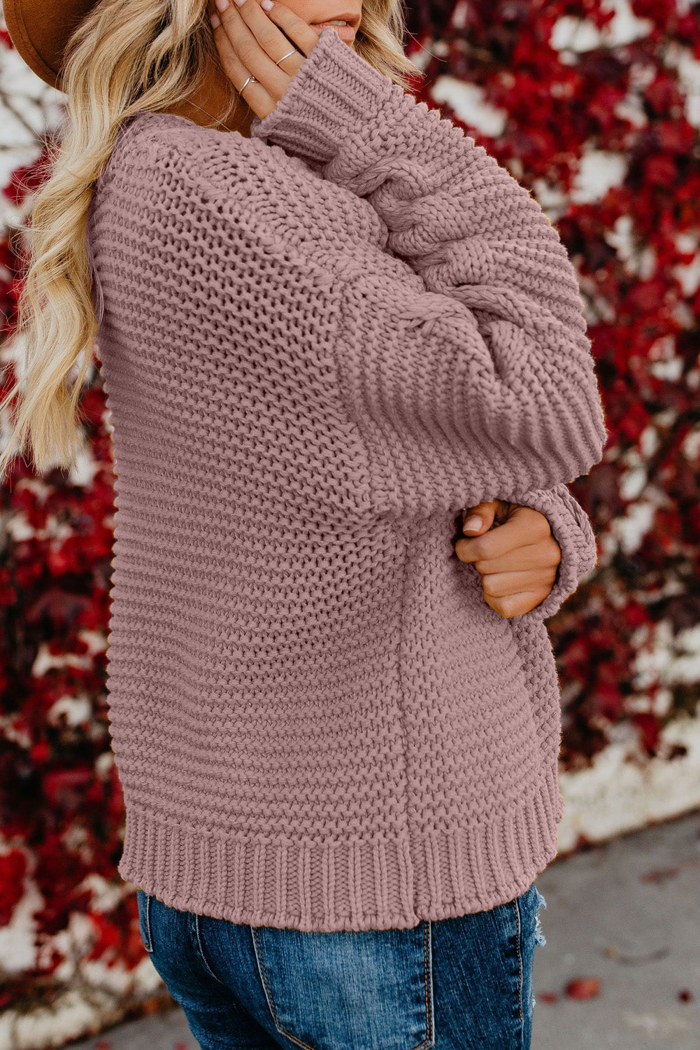 LM | Casual and fashionable winter cardigan