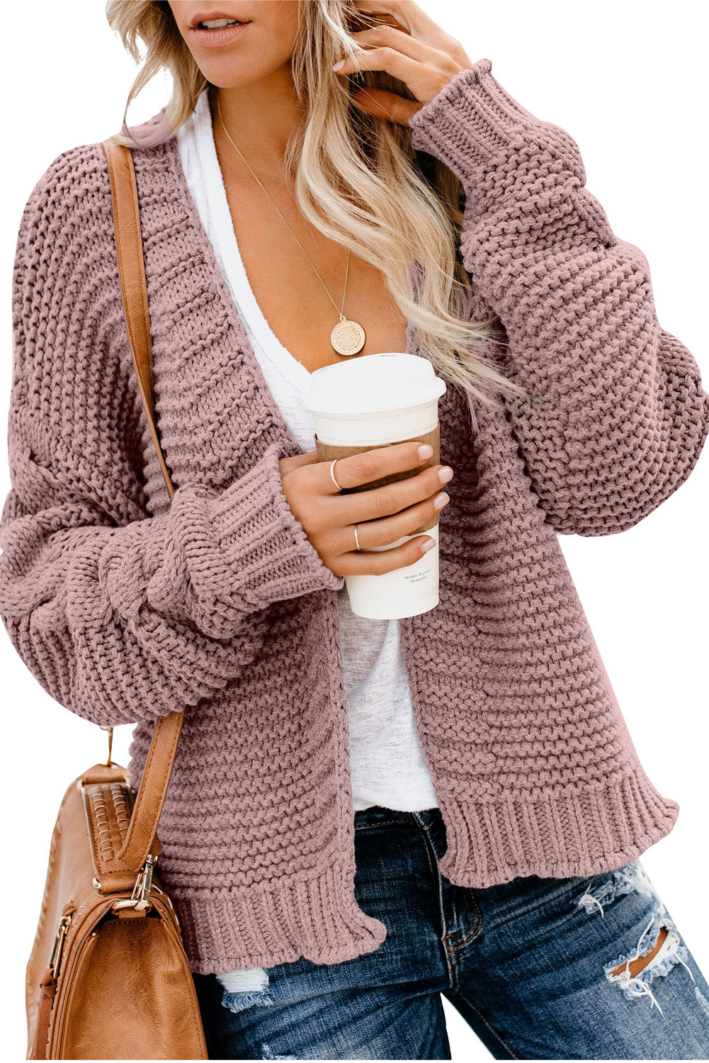 LM | Casual and fashionable winter cardigan
