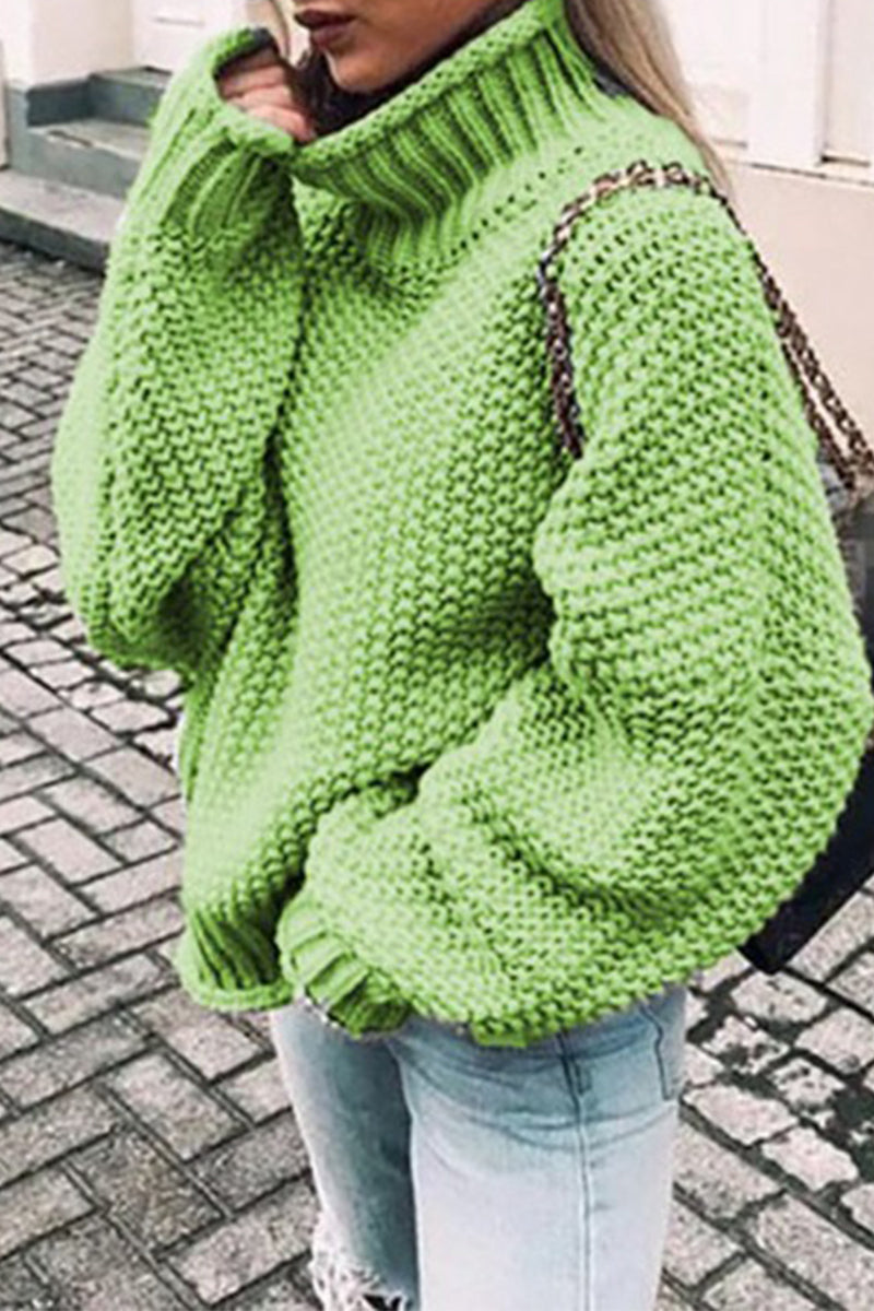 TS | Cozy oversized turtle-neck sweater
