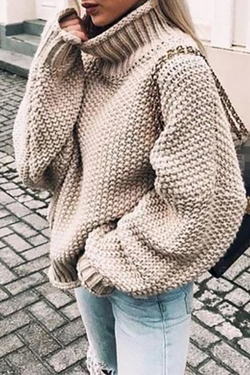 TS | Cozy oversized turtle-neck sweater