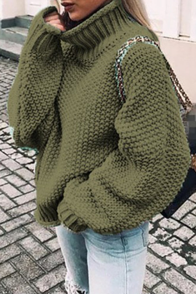 TS | Cozy oversized turtle-neck sweater