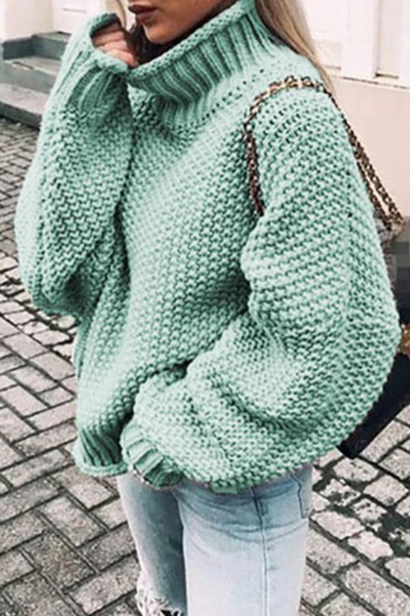 TS | Cozy oversized turtle-neck sweater