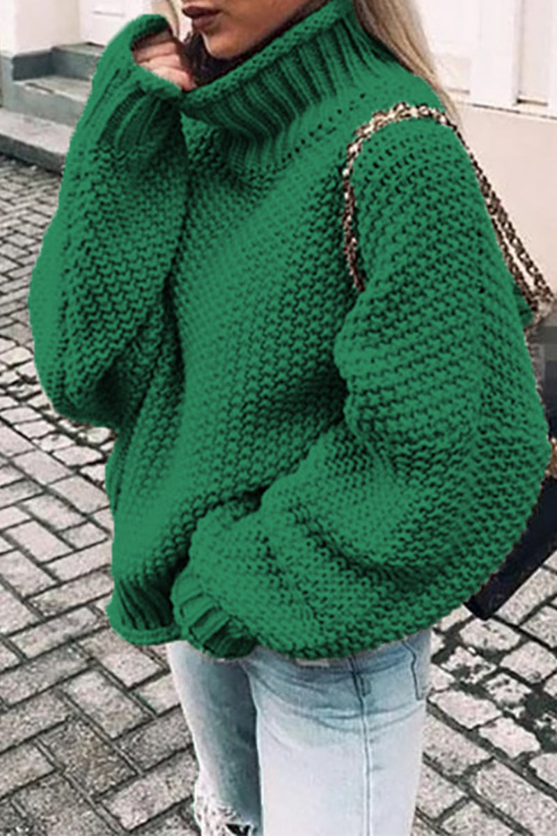 TS | Cozy oversized turtle-neck sweater