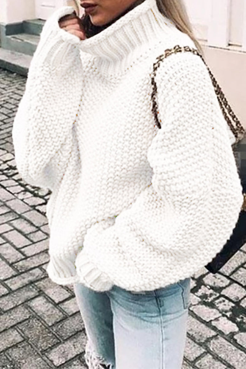 TS | Cozy oversized turtle-neck sweater