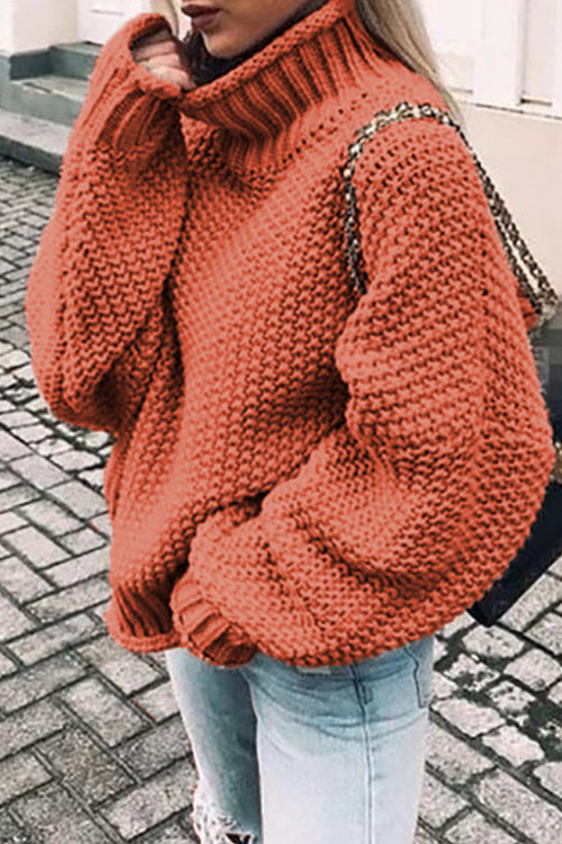 TS | Cozy oversized turtle-neck sweater
