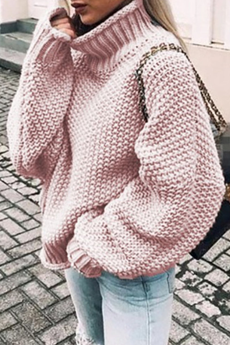 TS | Cozy oversized turtle-neck sweater