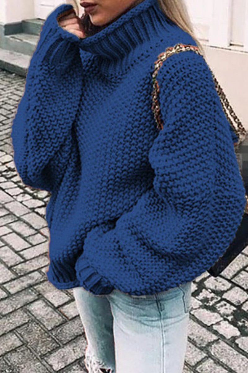 TS | Cozy oversized turtle-neck sweater