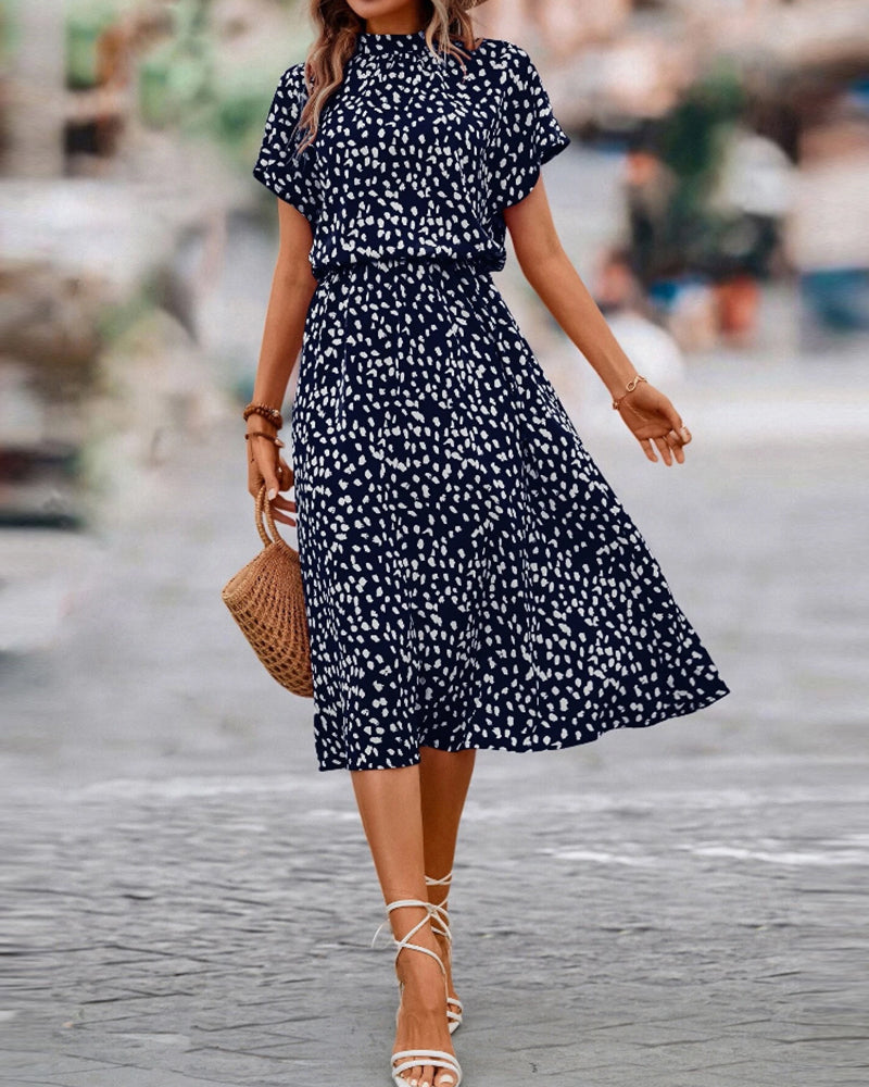 LM | Midi dress with dalmatian print - your perfect everyday outfit!