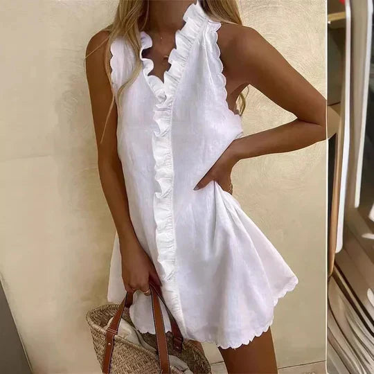 LM | Casual dress in cotton and linen