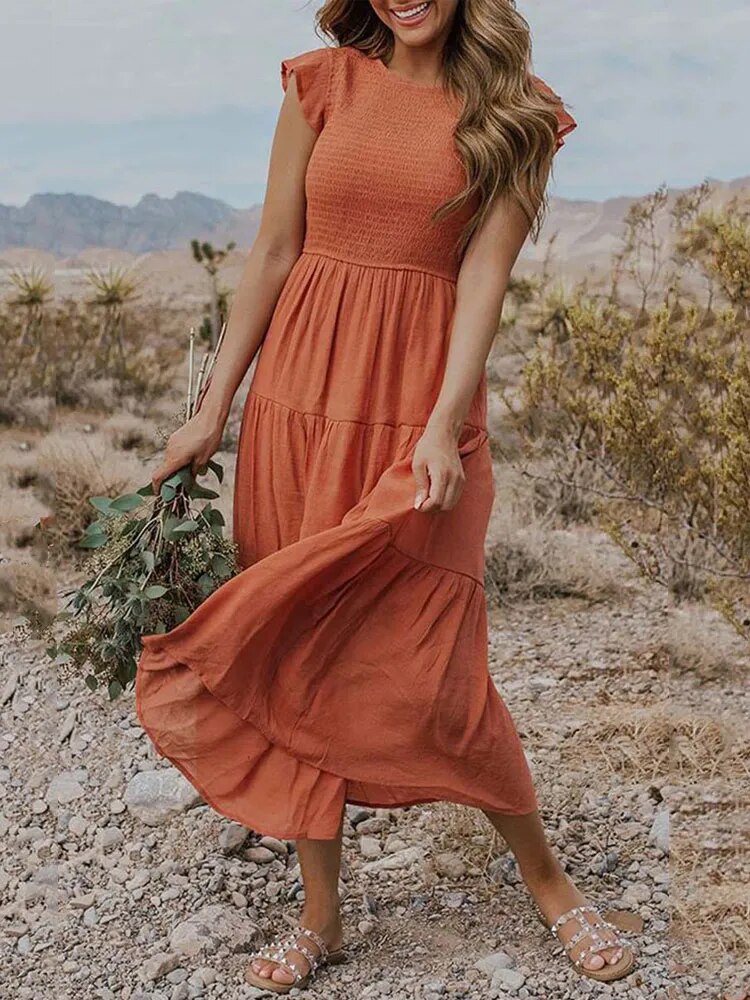 LM | Gathered summer dress