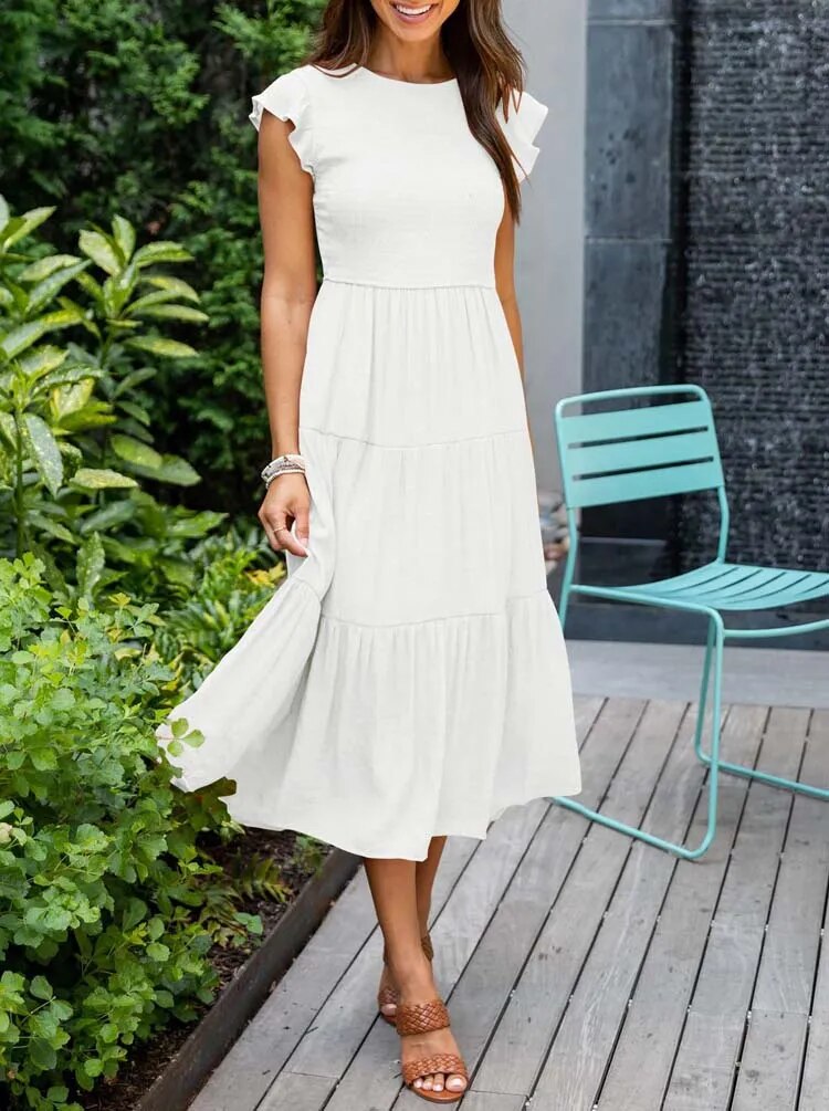 LM | Gathered summer dress