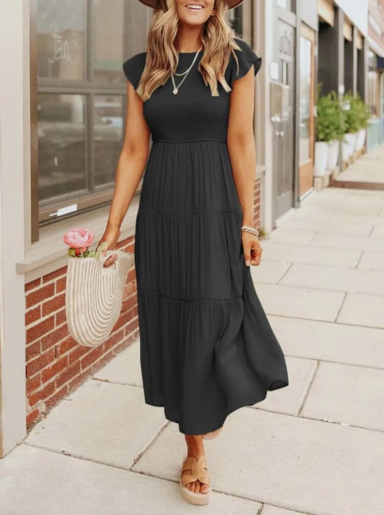 LM | Gathered summer dress