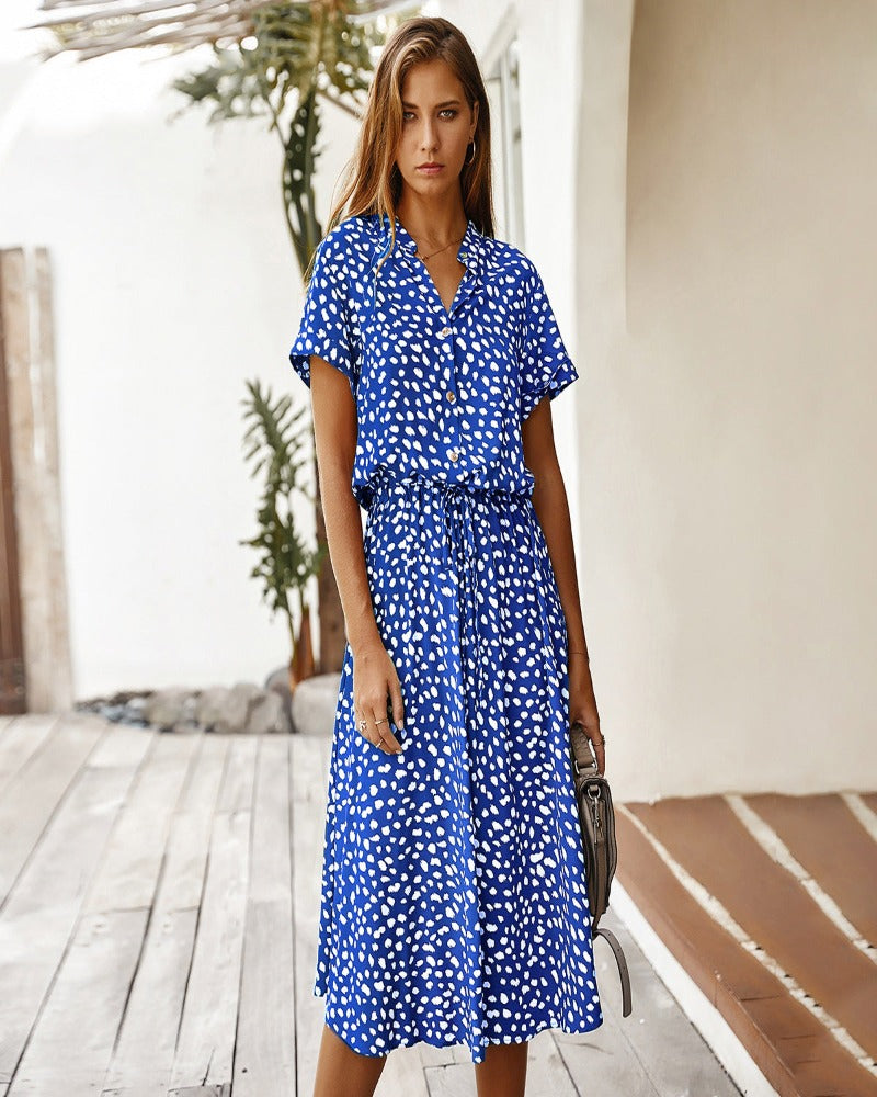 LM | Short-sleeved diva dress
