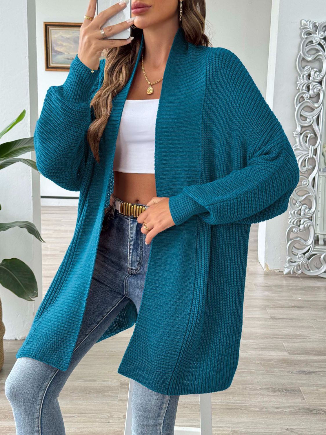 LM | Simple and stylish winter cardigan