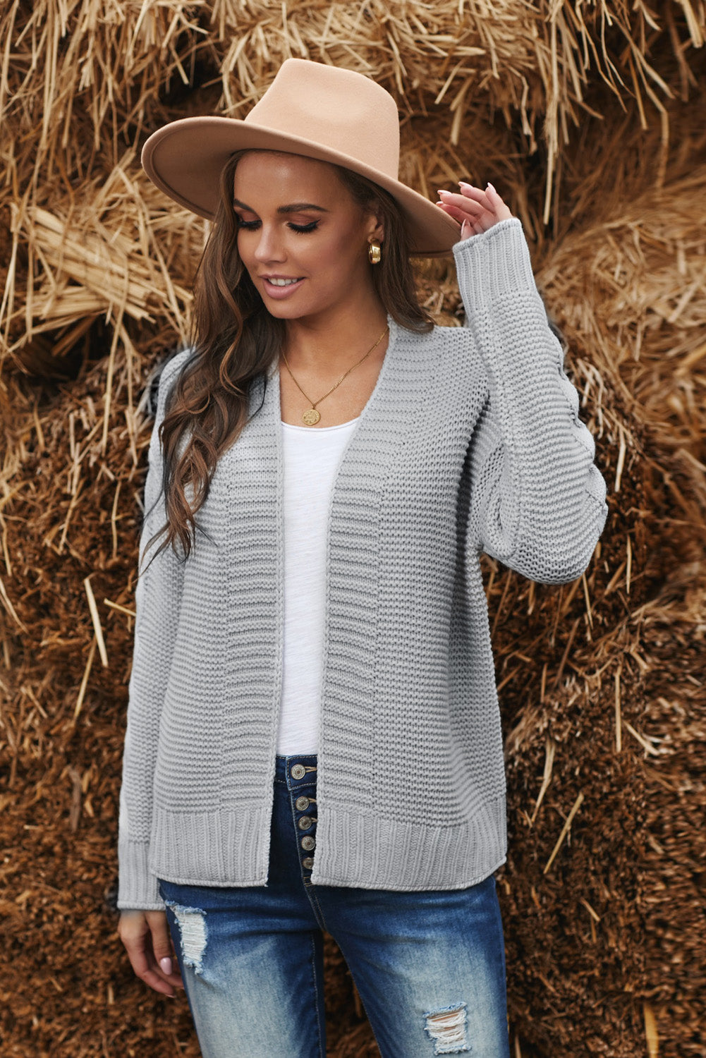LM | Casual and fashionable winter cardigan