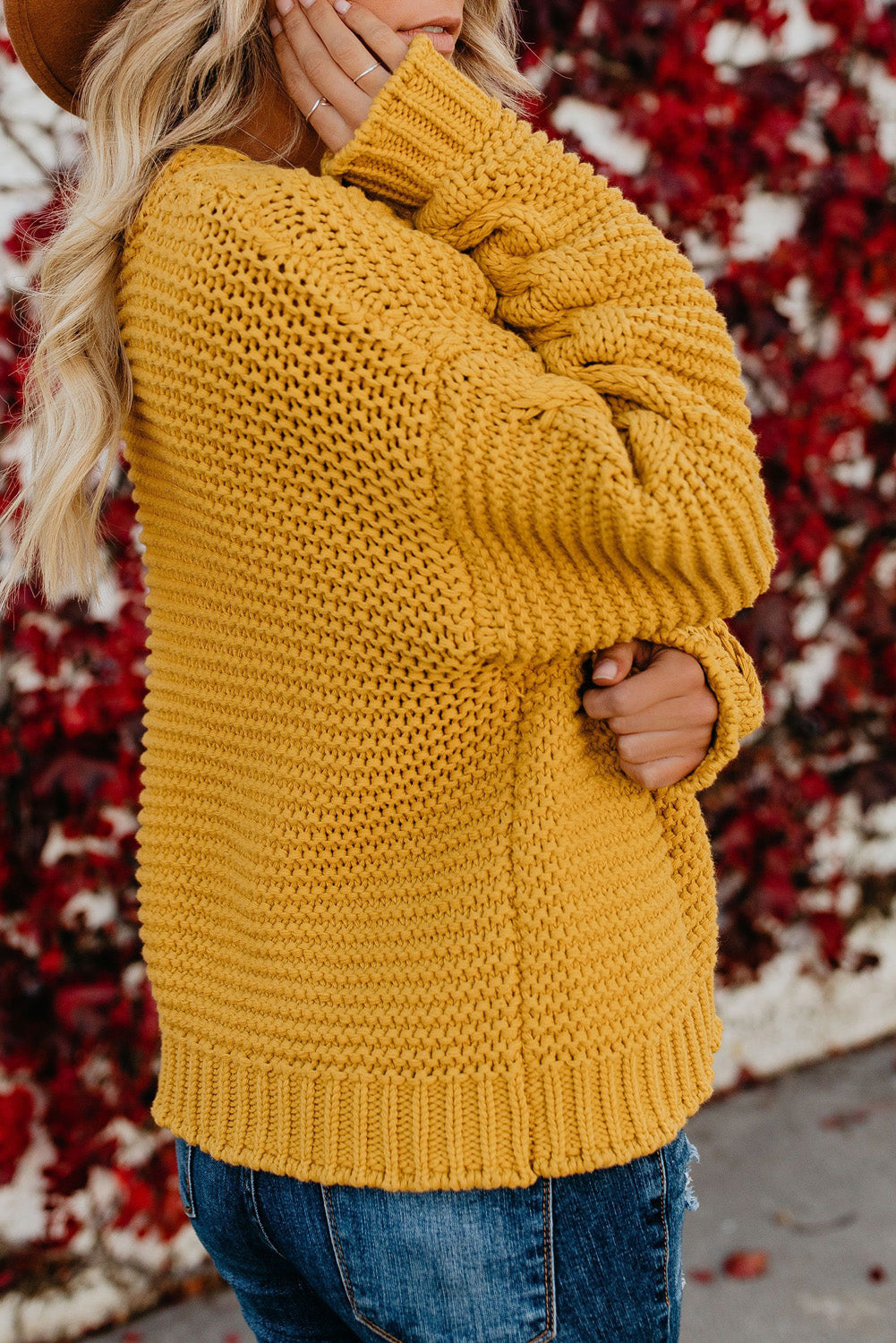 LM | Casual and fashionable winter cardigan