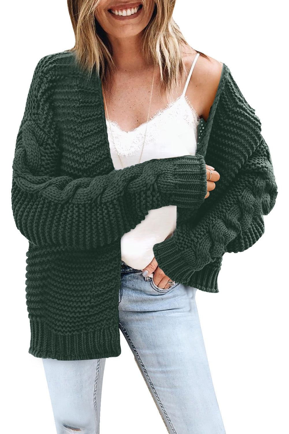 LM | Casual and fashionable winter cardigan
