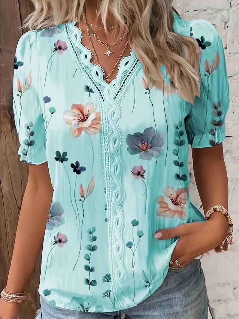 MB | Modische und vielseitige Blumenbluse