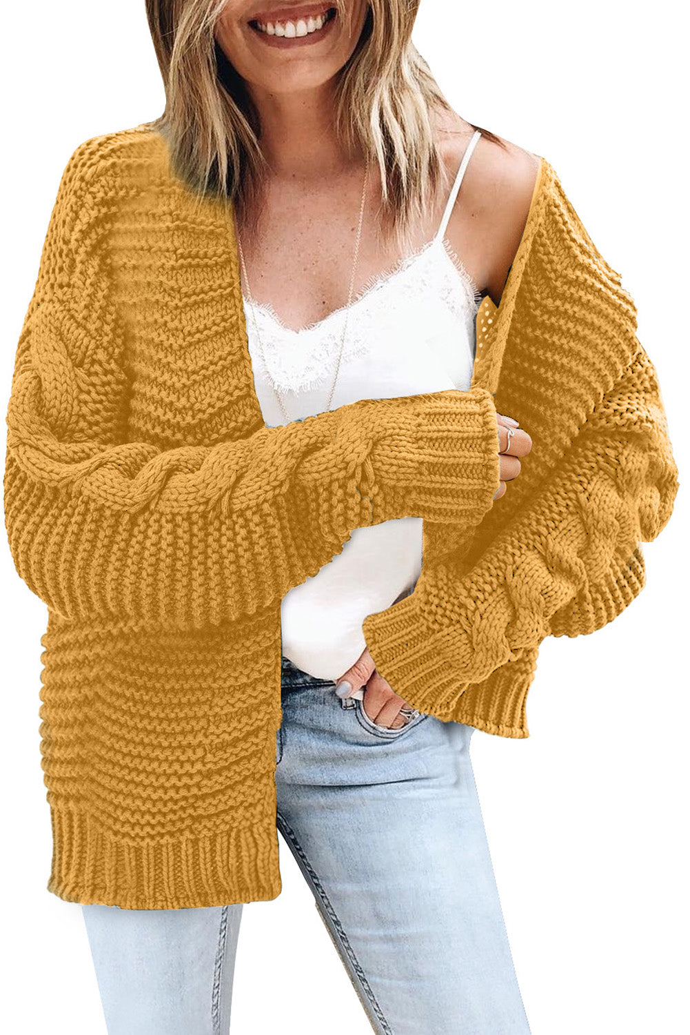 LM | Casual and fashionable winter cardigan