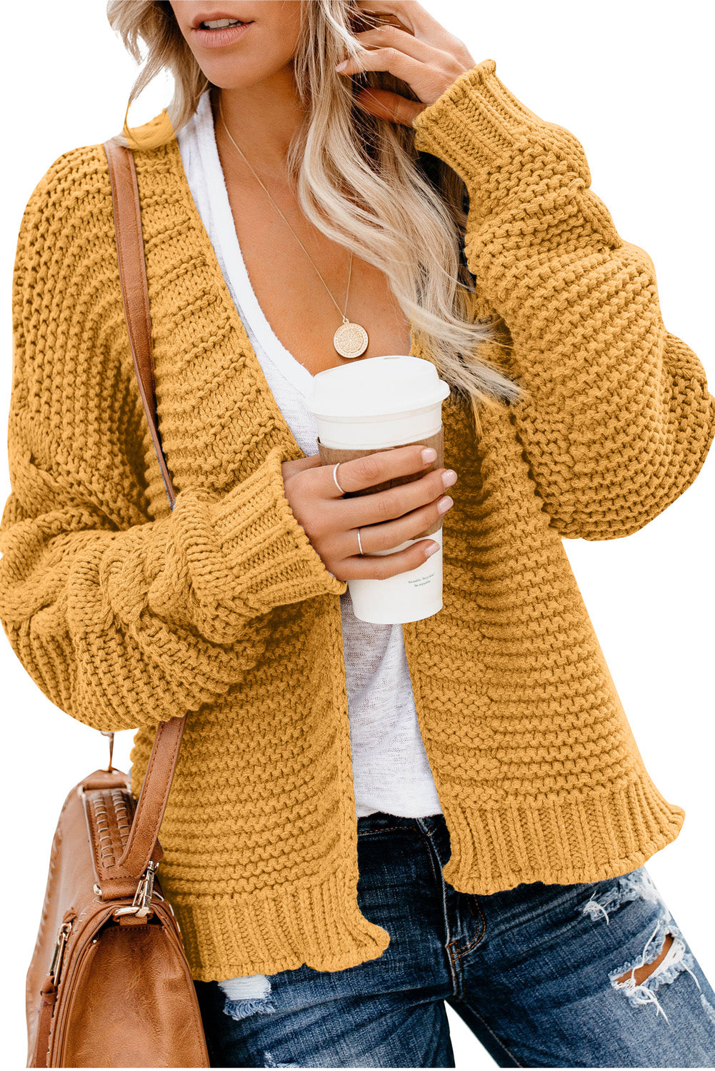 LM | Casual and fashionable winter cardigan