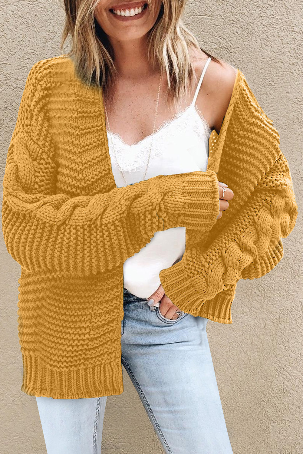 LM | Casual and fashionable winter cardigan