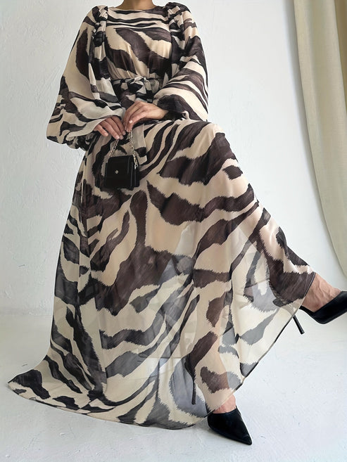LM | Maxi dress with belt