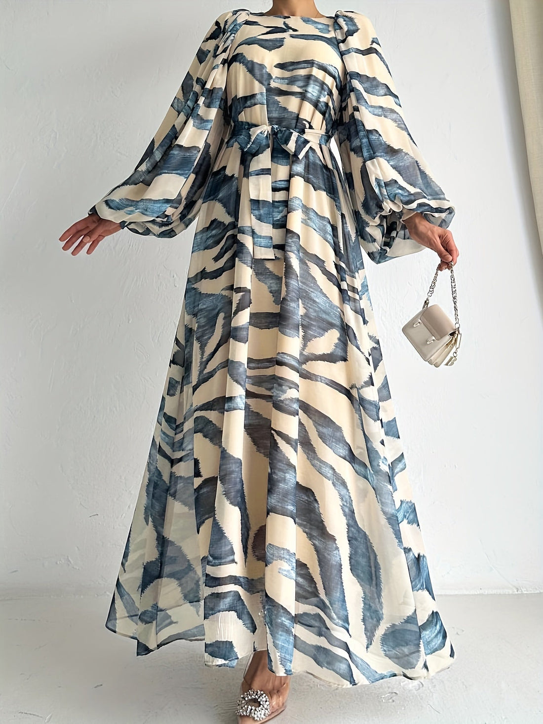 LM | Maxi dress with belt