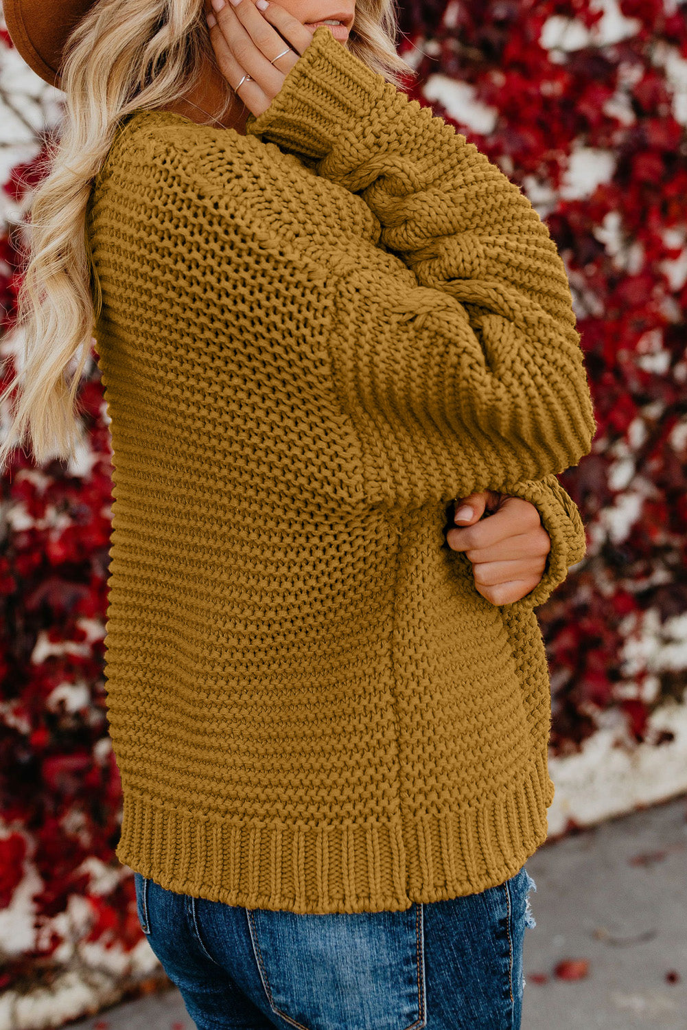 LM | Casual and fashionable winter cardigan