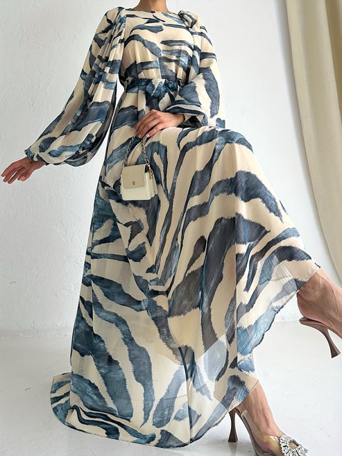 LM | Maxi dress with belt