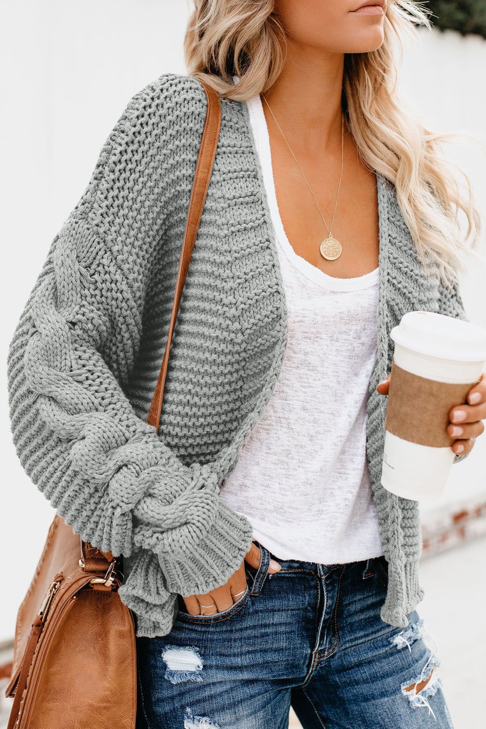 LM | Casual and fashionable winter cardigan