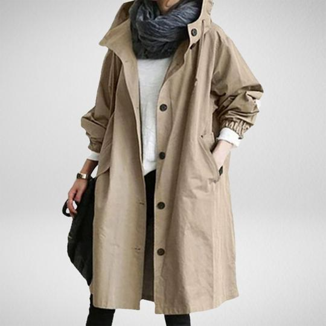 LM | Waterproof long women's mackintosh