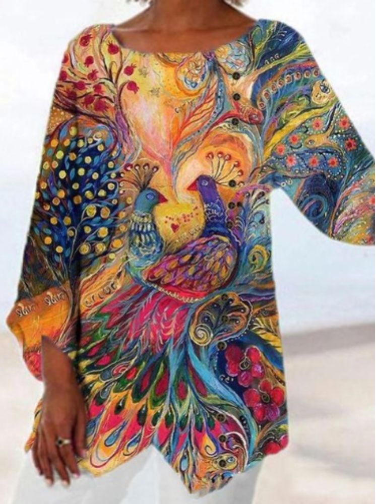 TS | Colourful printed blouse