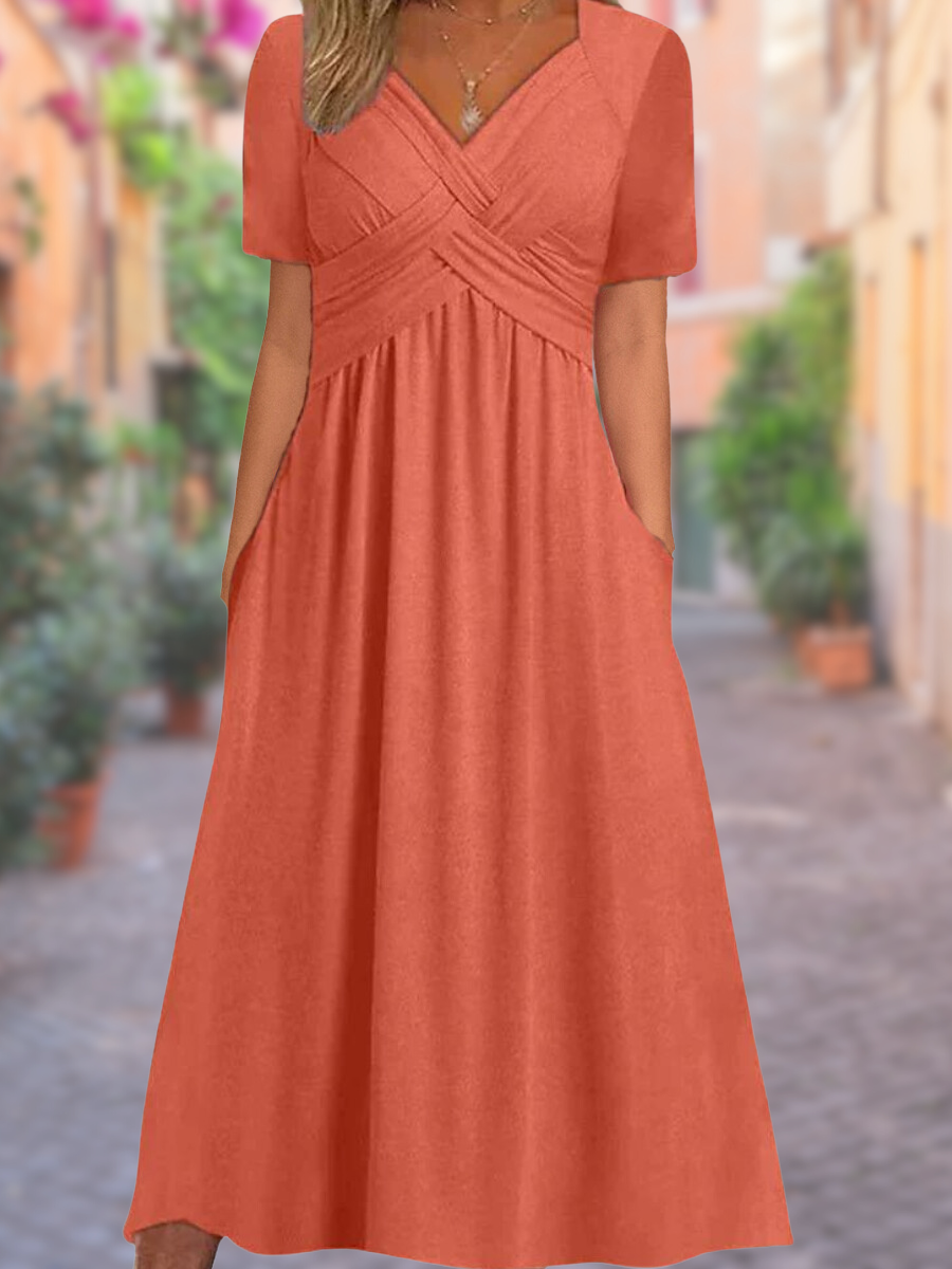 LM | Single dress with V-neck