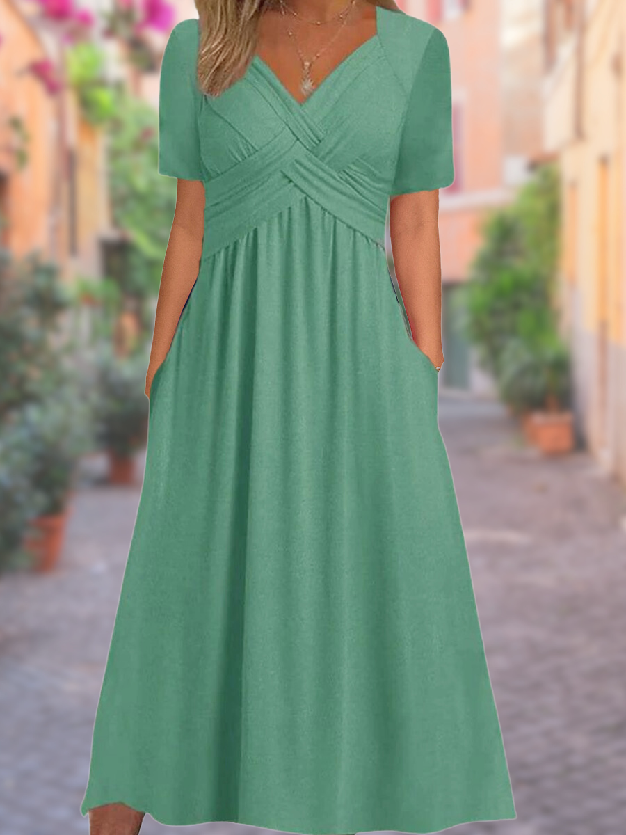 LM | Single dress with V-neck