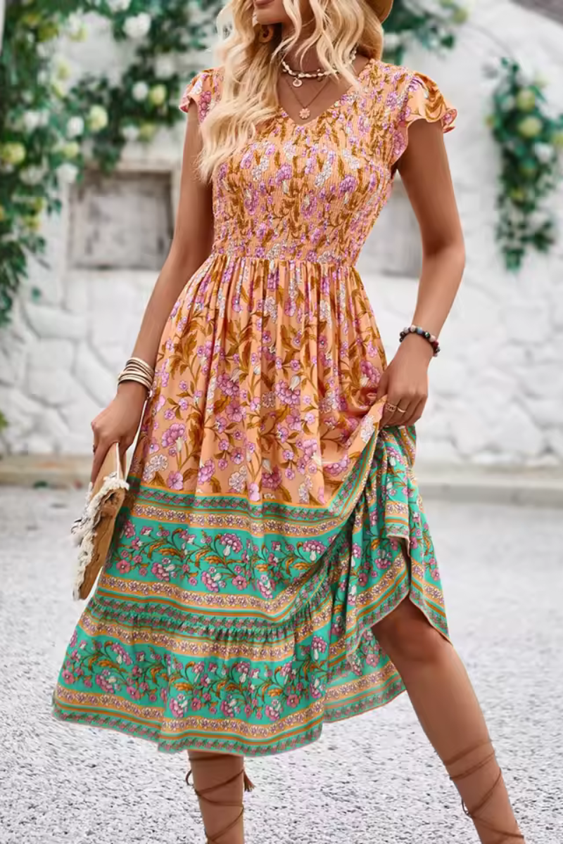 LM | Casual summer dresses with ruffles