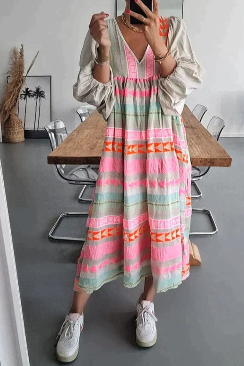 LM | Colorful dress for the summer