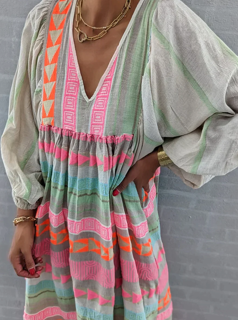 LM | Colorful dress for the summer