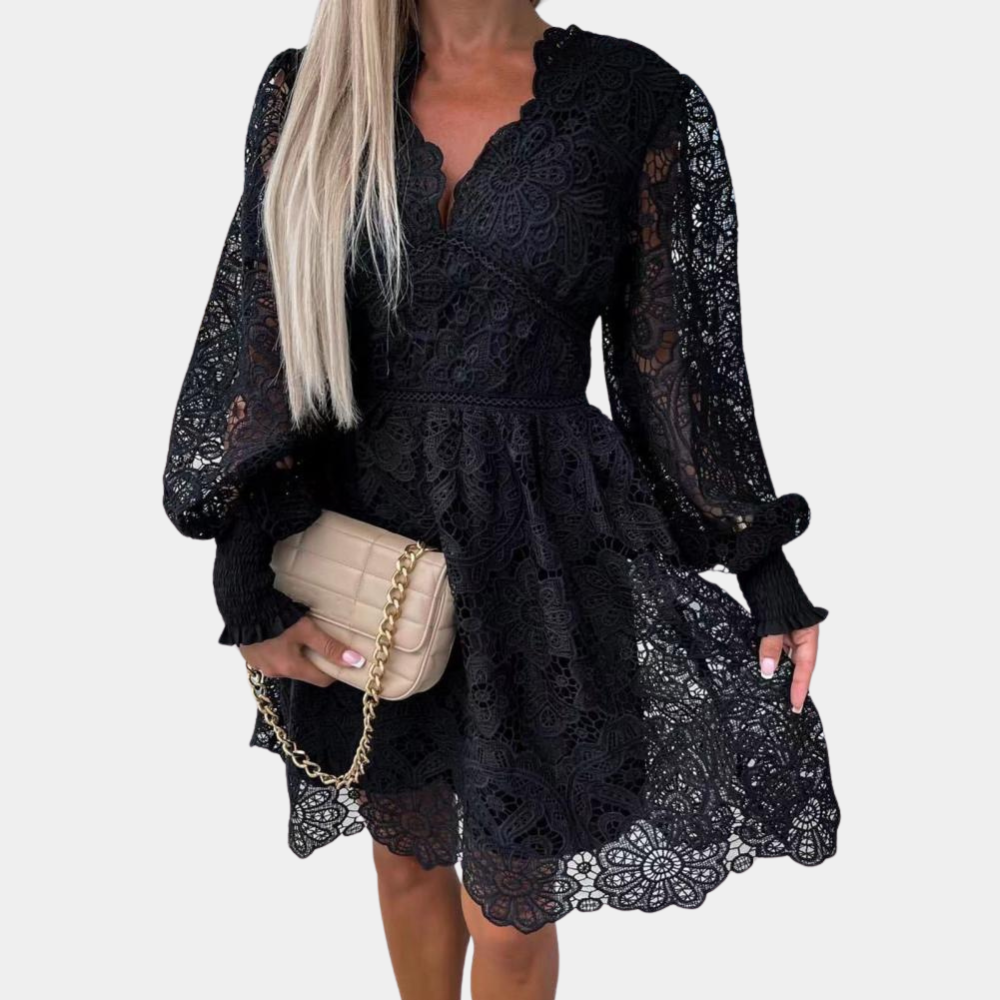 LM | Ladies lace midi dress