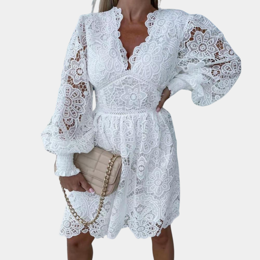 LM | Ladies lace midi dress