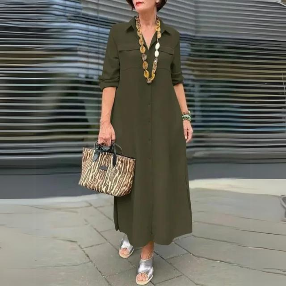 LM | Stylish cotton summer dress