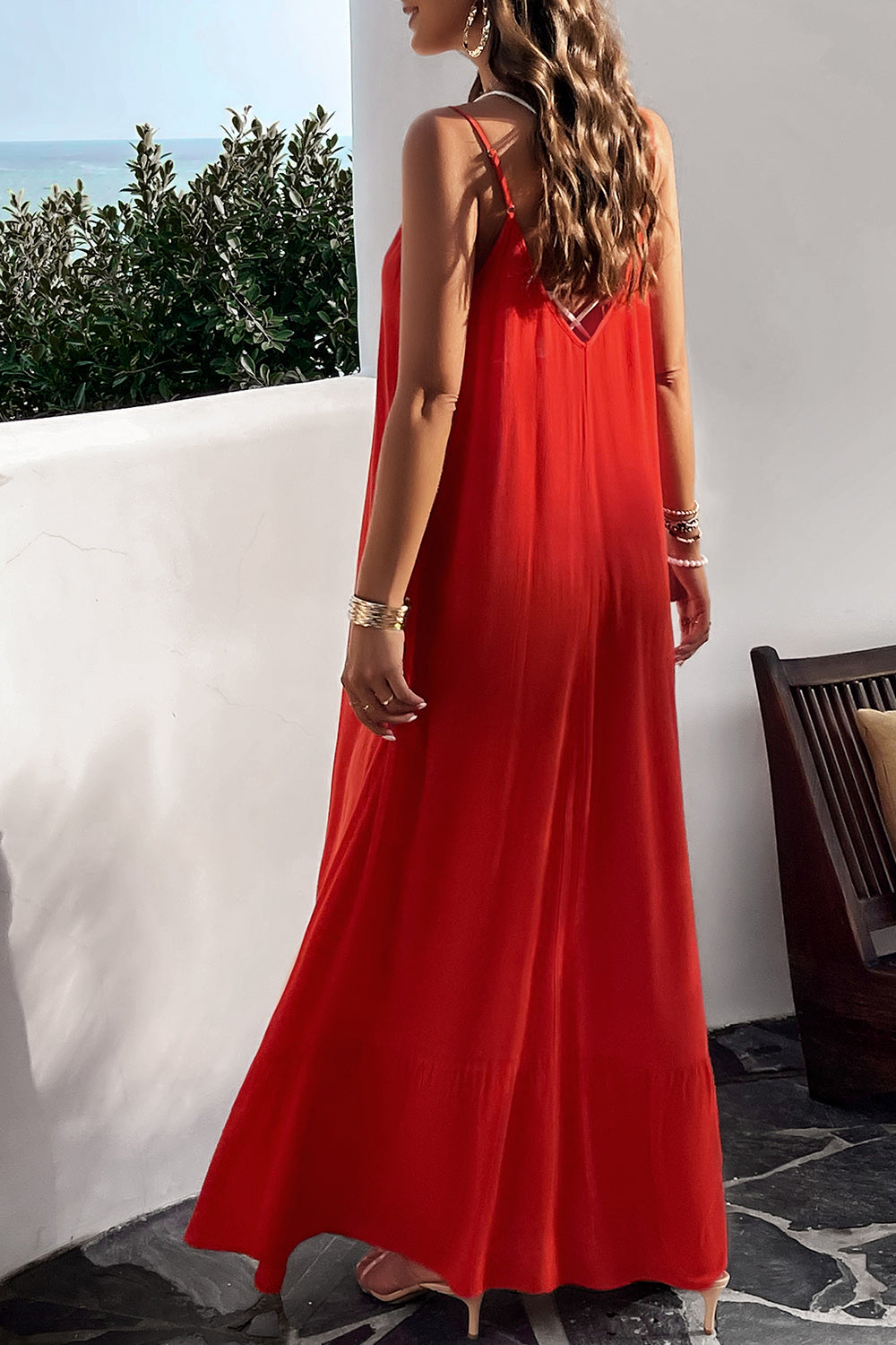 LM | Maxine dress with straps and pockets