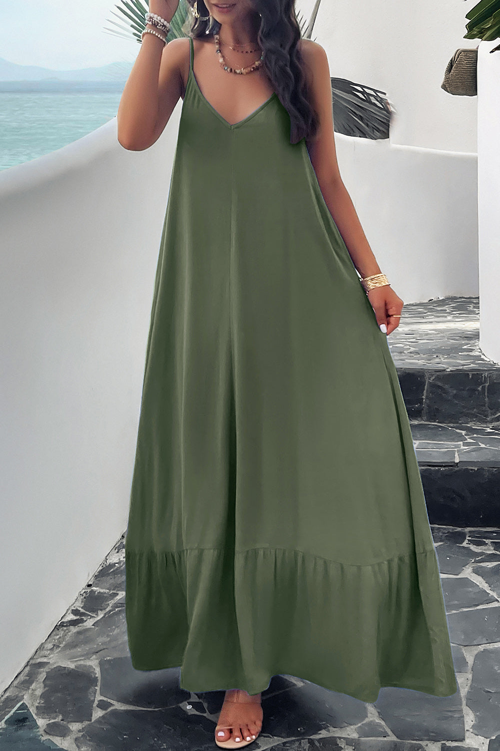 LM | Maxine dress with straps and pockets