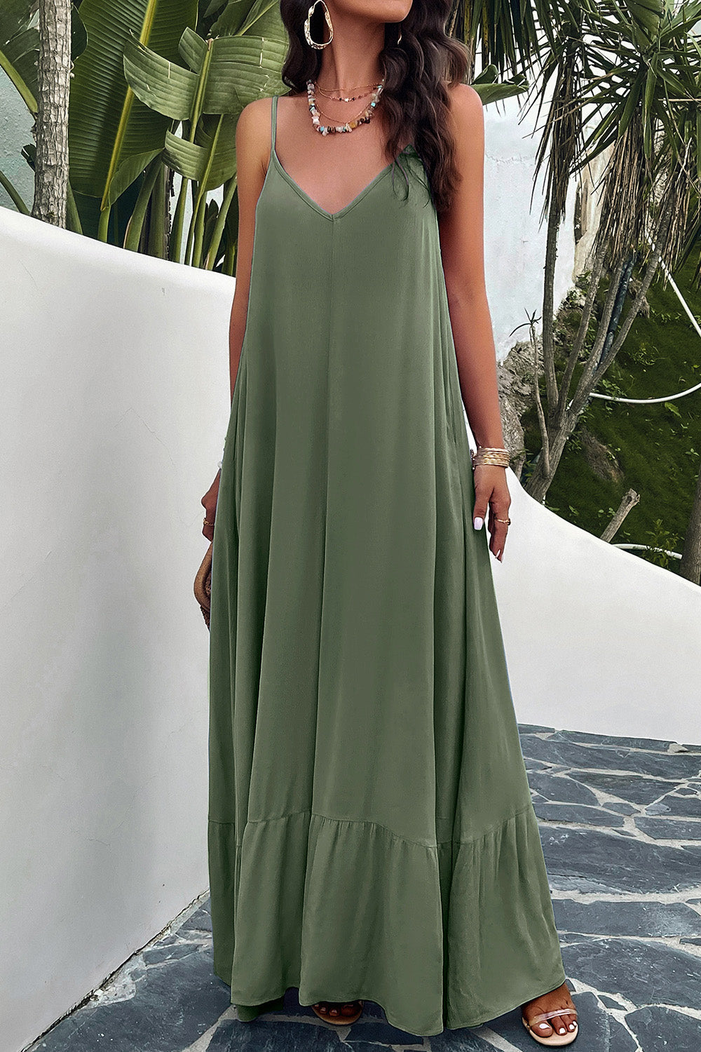 LM | Maxine dress with straps and pockets