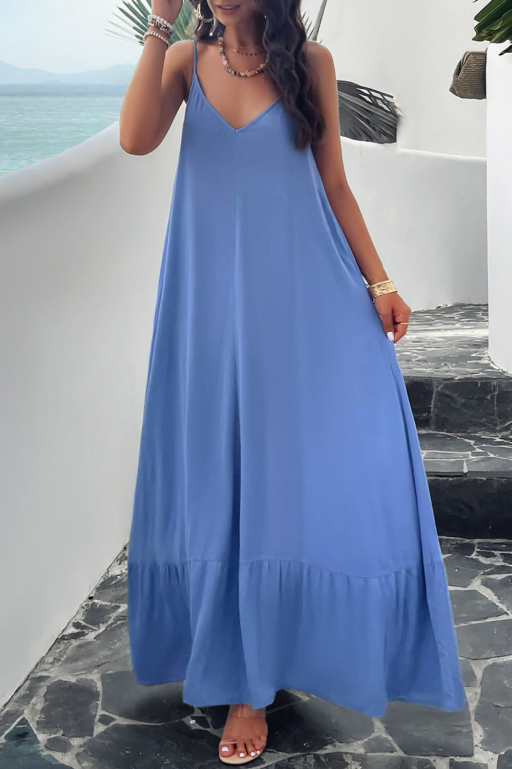 LM | Maxine dress with straps and pockets