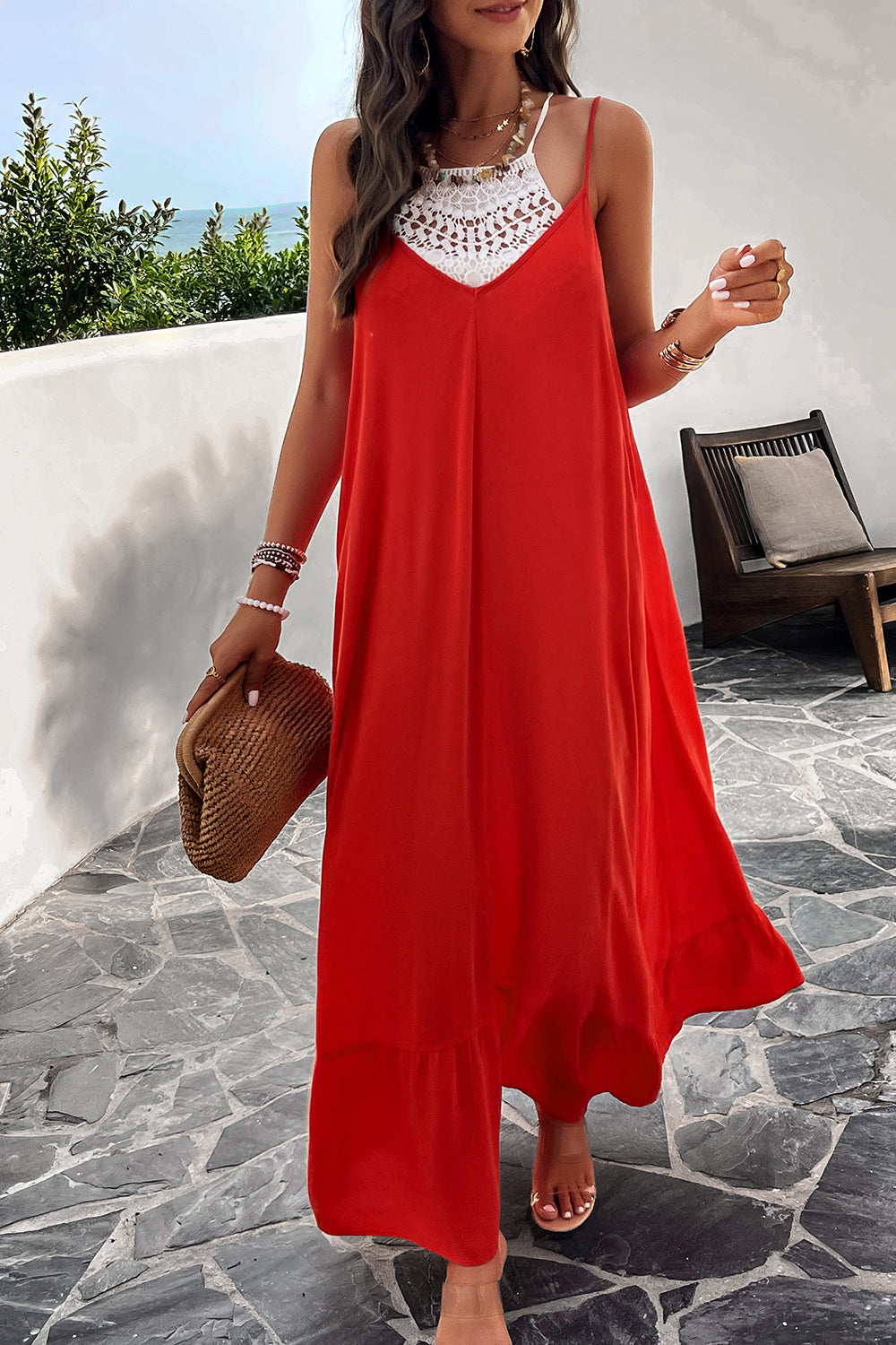 LM | Maxine dress with straps and pockets