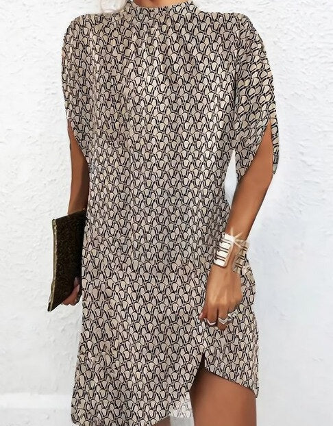 LM | Fashion dress with batwing sleeves