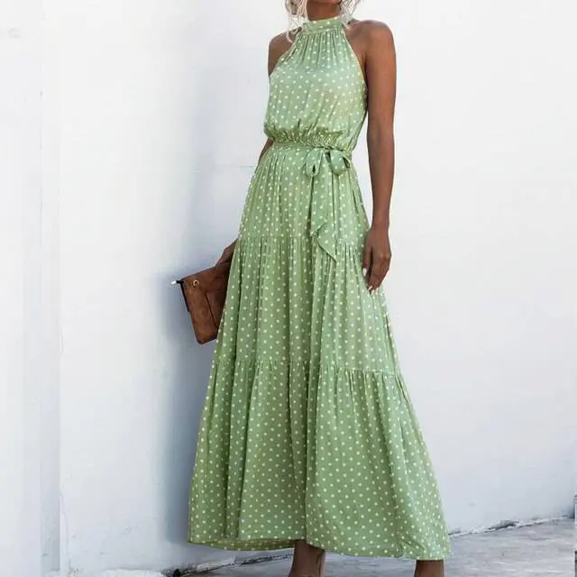 LM | Strapless maxi dress with floral print