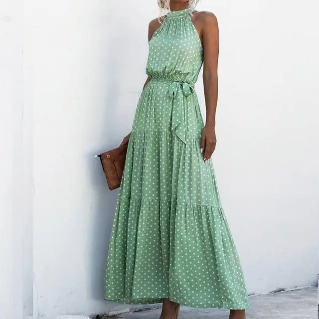 LM | Strapless maxi dress with floral print