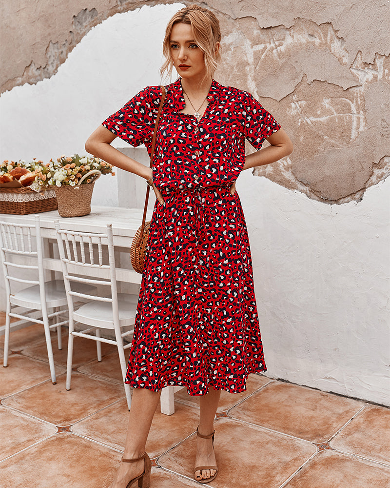 LM | Short-sleeved diva dress