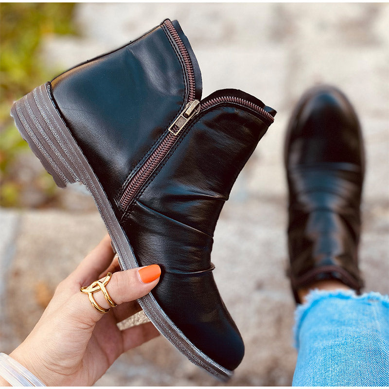 LM | WOMEN'S BOOTS WITH ZIPPER AND ANKLE PROTECTION 2023